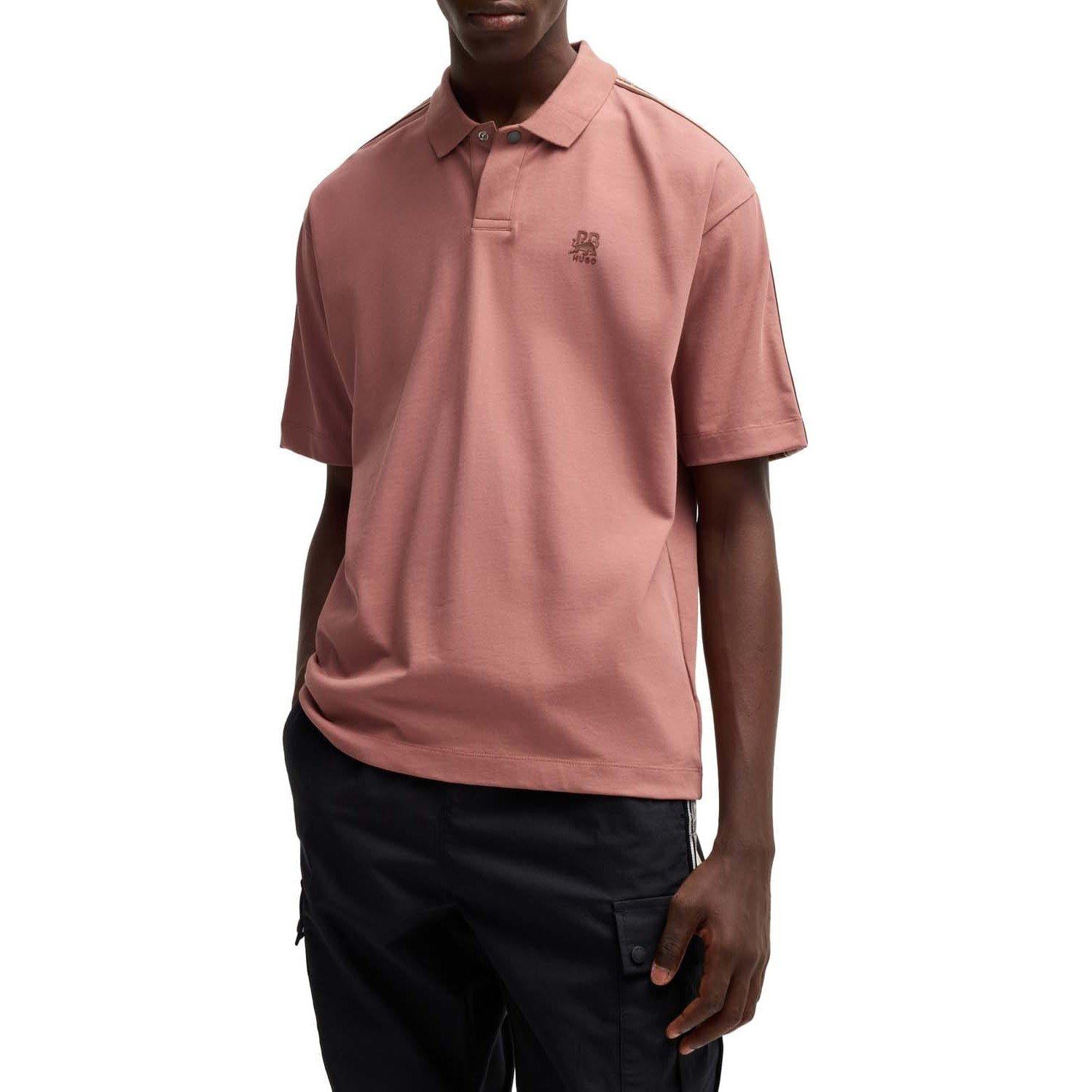 Pink - Hugo - HUGO X RB Branded Tape Polo Shirt - 2