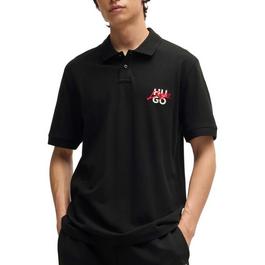 Hugo Double Logo Polo Shirt