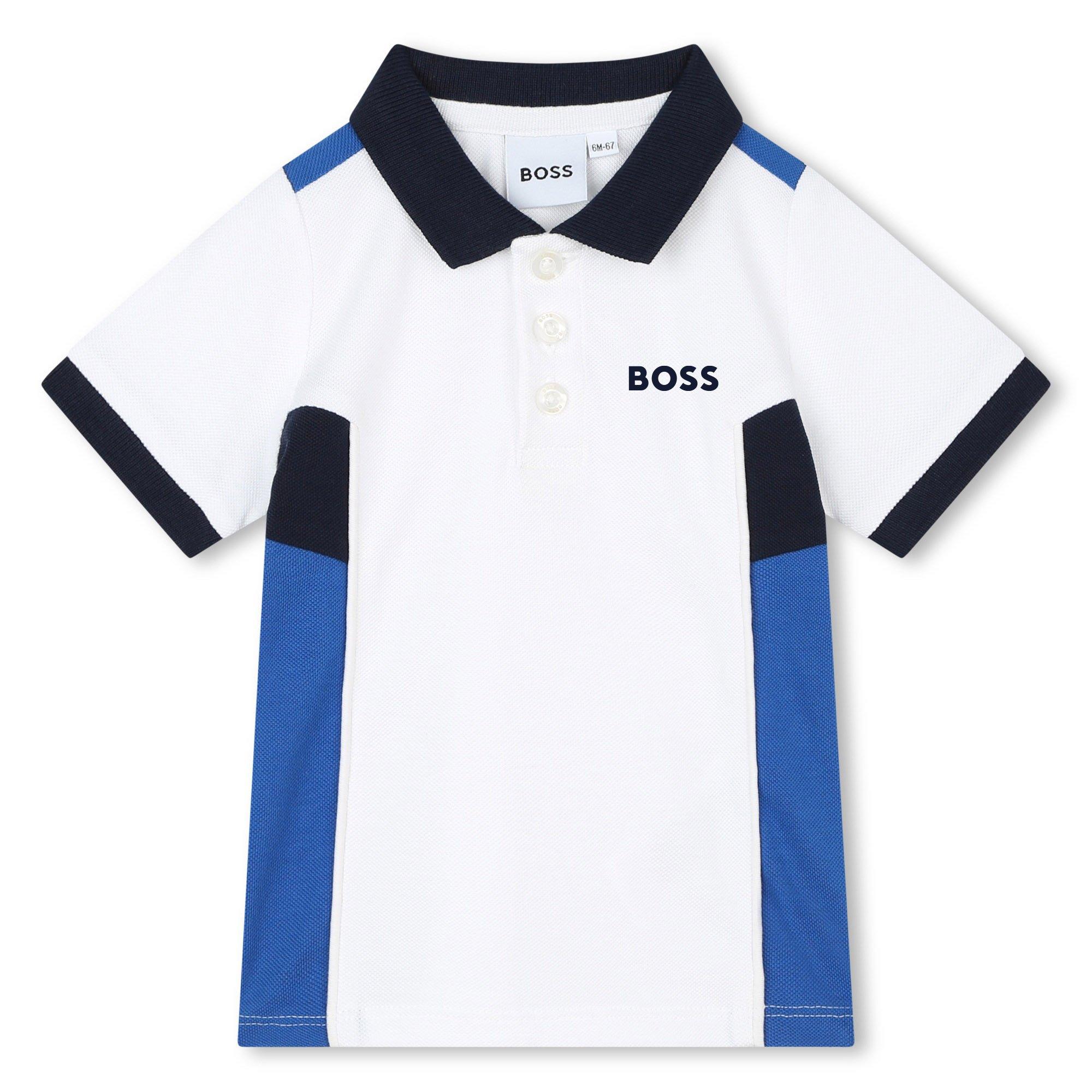 Witte 10P - Boss - Kids Logo Polo, Logo Design - 1