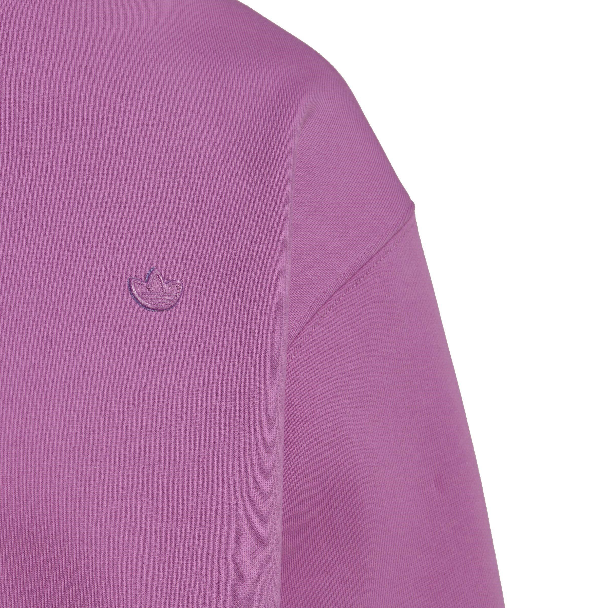 Purple - adidas Originals - Adicolor Contempo Half-Zip Crew Sweatshirt - 6