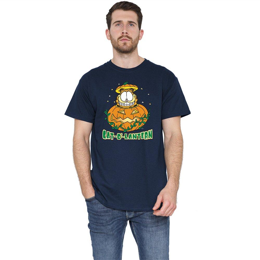 Navy - Garfield - Garfield Cat O Lantern T Shirt Navy - 1