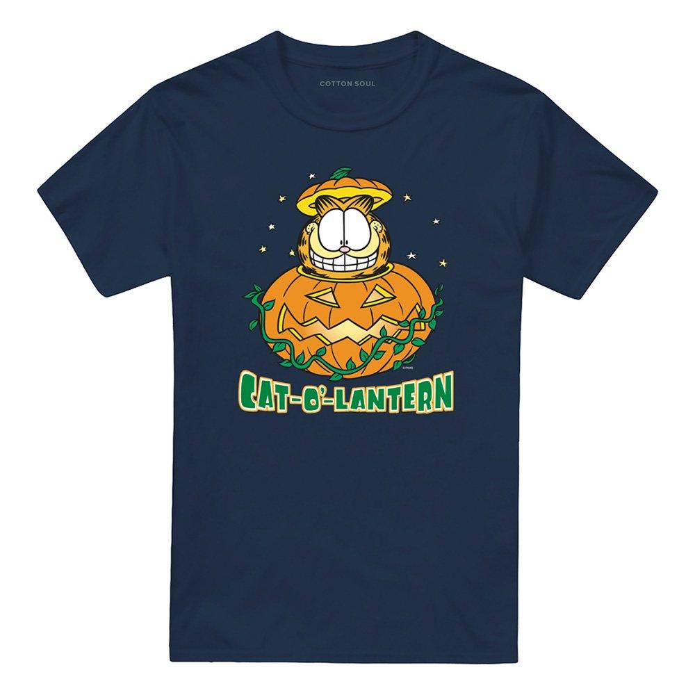Navy - Garfield - Garfield Cat O Lantern T Shirt Navy - 4