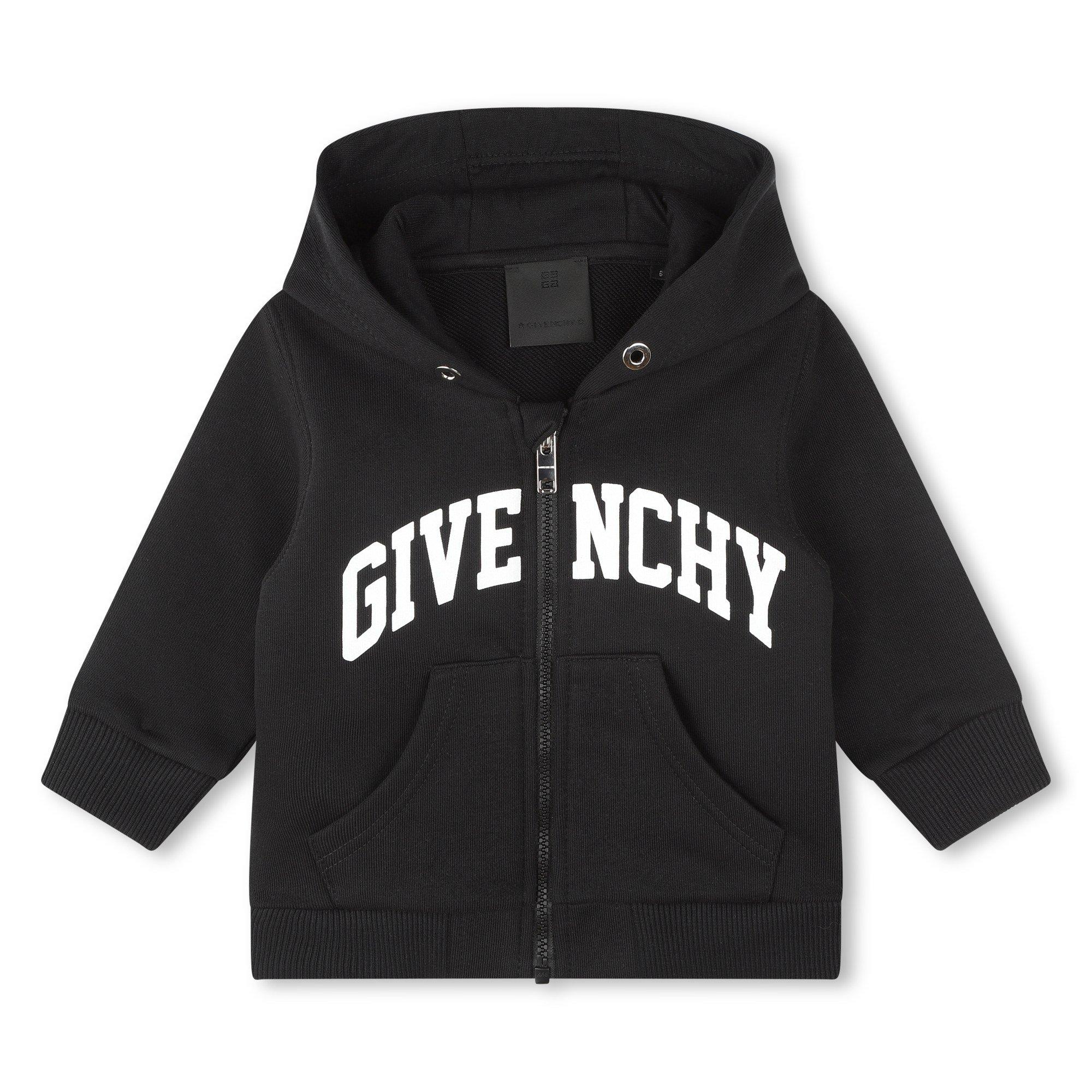 Black 09B - GIVENCHY - Varsity Logo Hoodie Infants - 1
