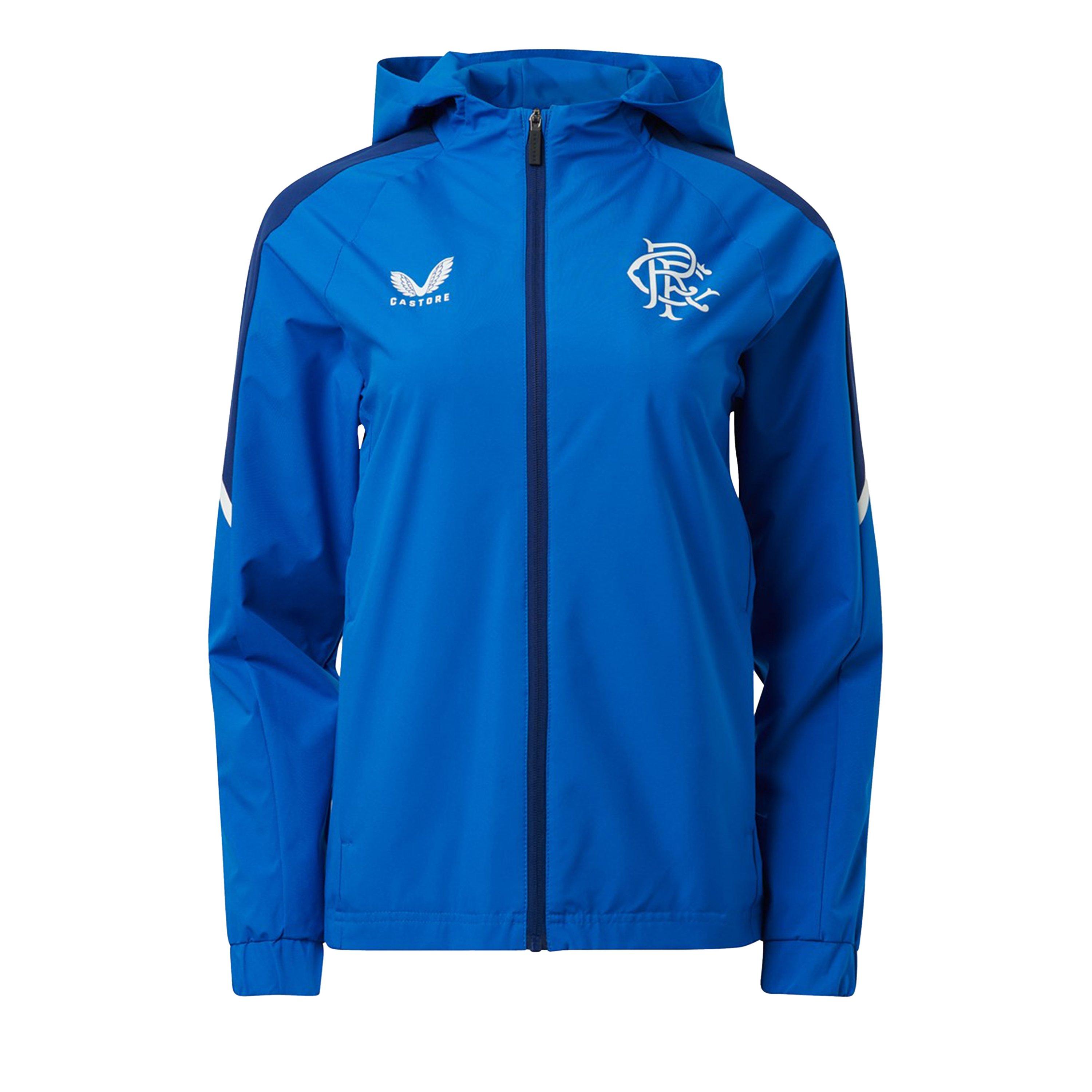 Castore Women's Rangers Lightweight Waterproof Packable Rain Anorak - Blue - 10 (S)