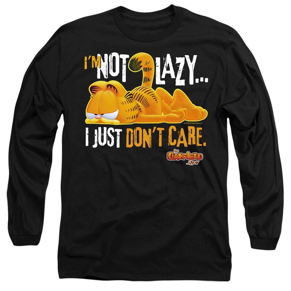 Black - Garfield - Garfield Not Lazy Long Sleeve T-Shirt Black - 1