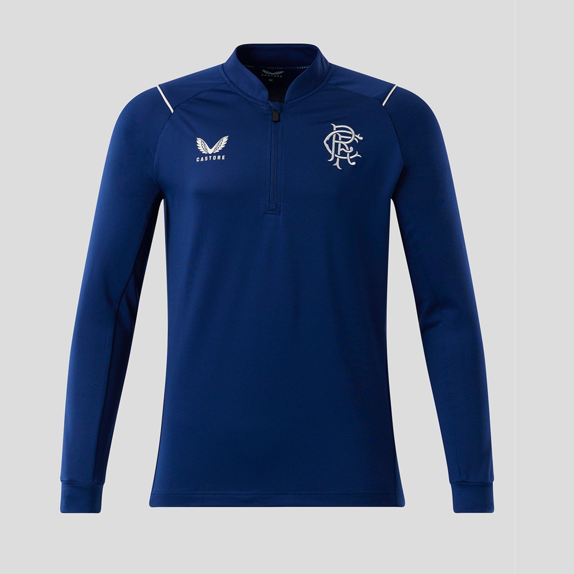 Castore Men's Rangers Quarter-Zip Fleece - Blue - L