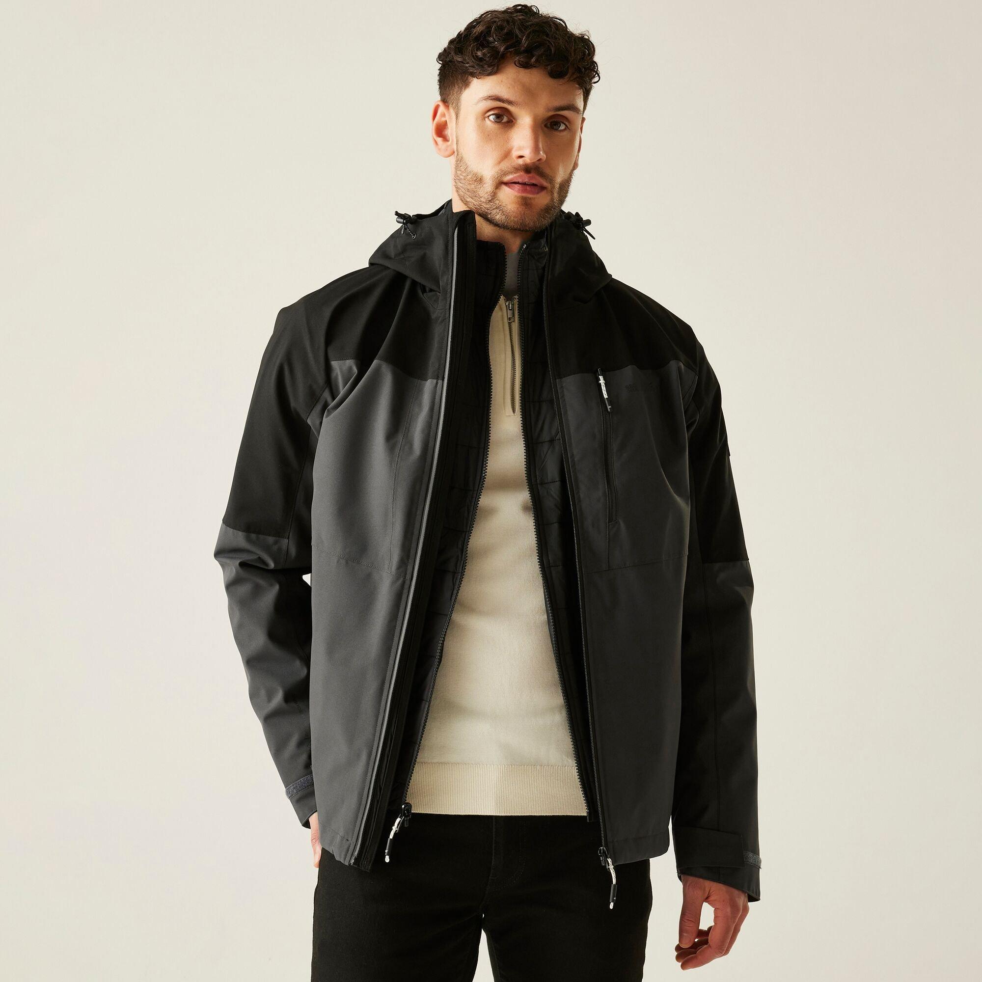 Regatta Men's Wentwood Waterproof Thermal 3-In-1 Jacket - Ash Grey - XXXL