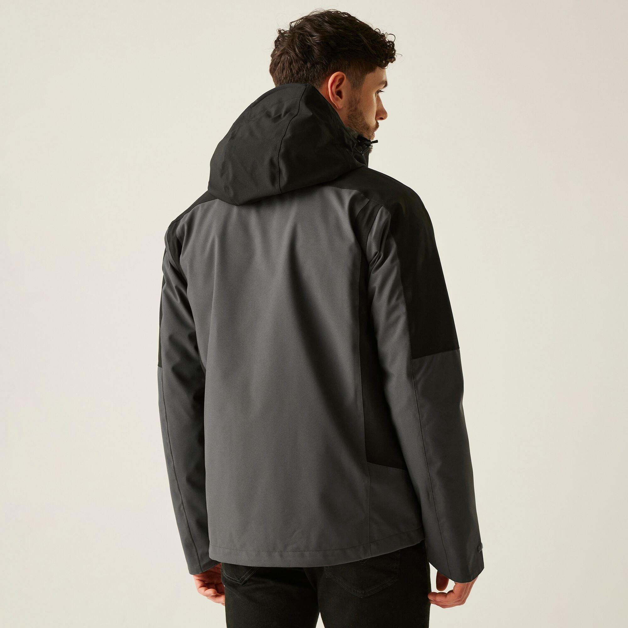 Ash Grey - Regatta - Men's Wentwood Waterproof Thermal 3-in-1 Jacket - 2