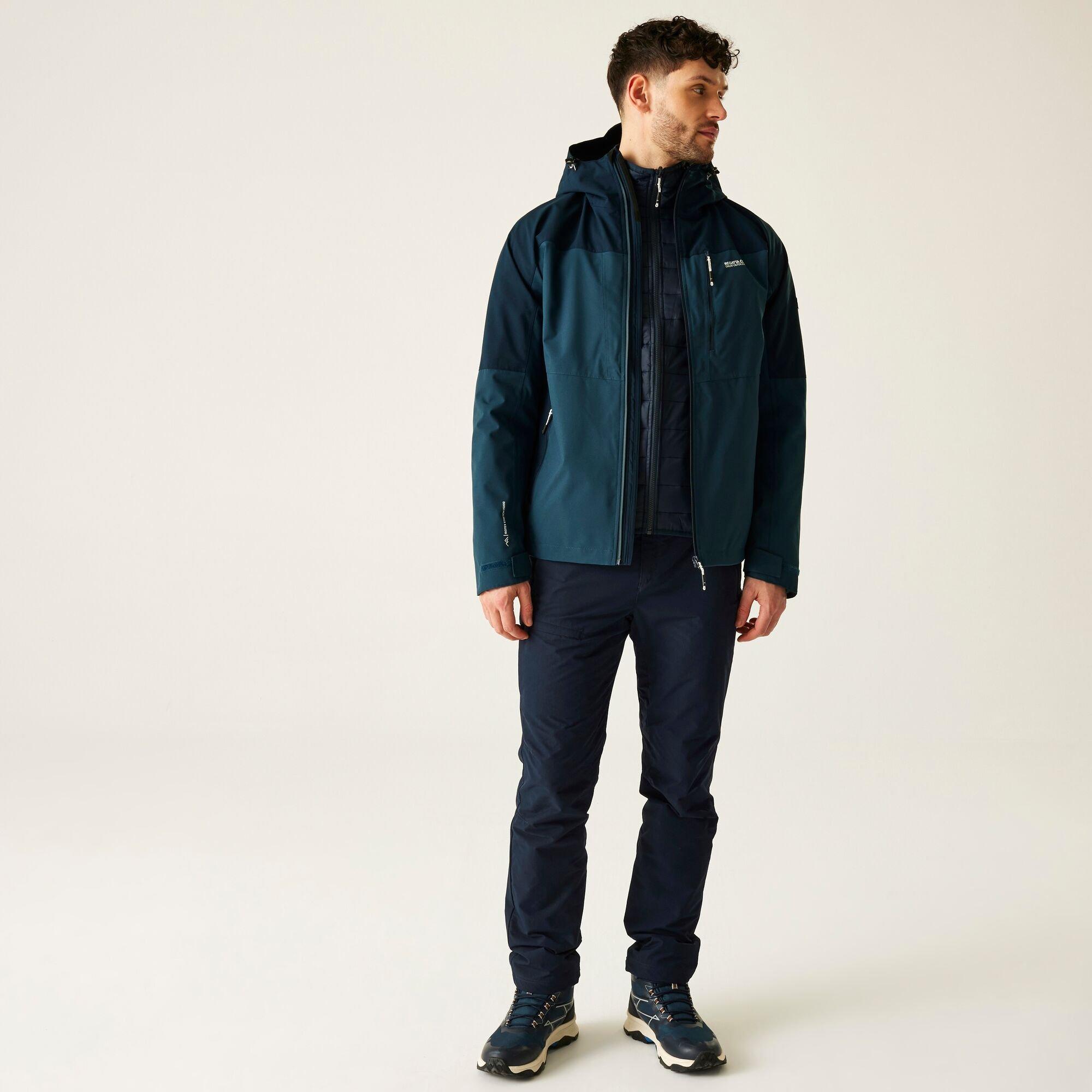 Navy Blue - Regatta - Men's Wentwood Waterproof Thermal 3-in-1 Jacket - 3