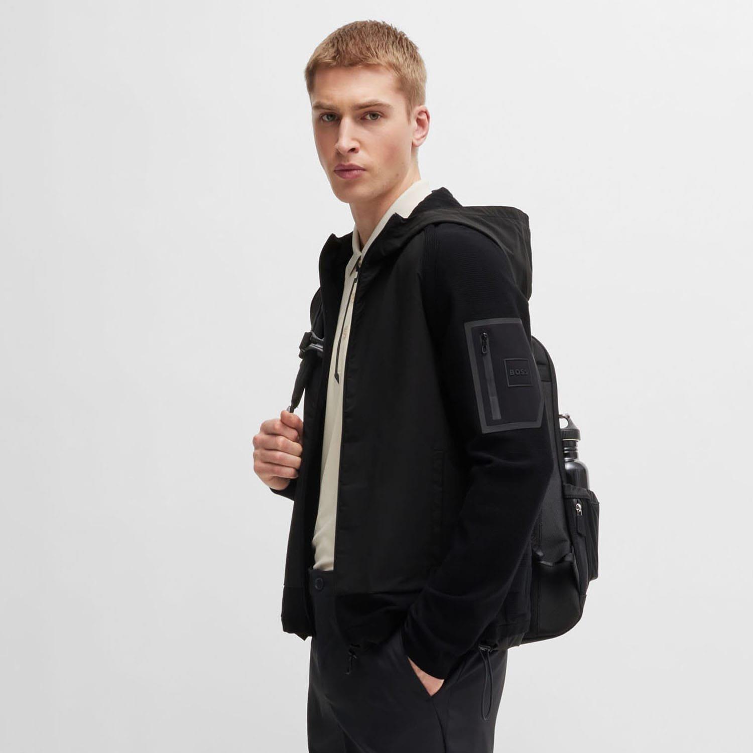 Black - Boss - Modak Full-Zip Hoodie - 6