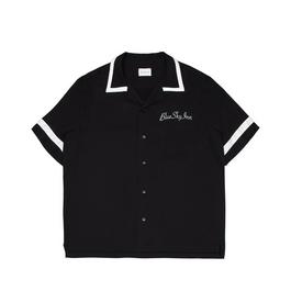 Blue Sky Inn Waiter Logo Embroidered Satin Shirt