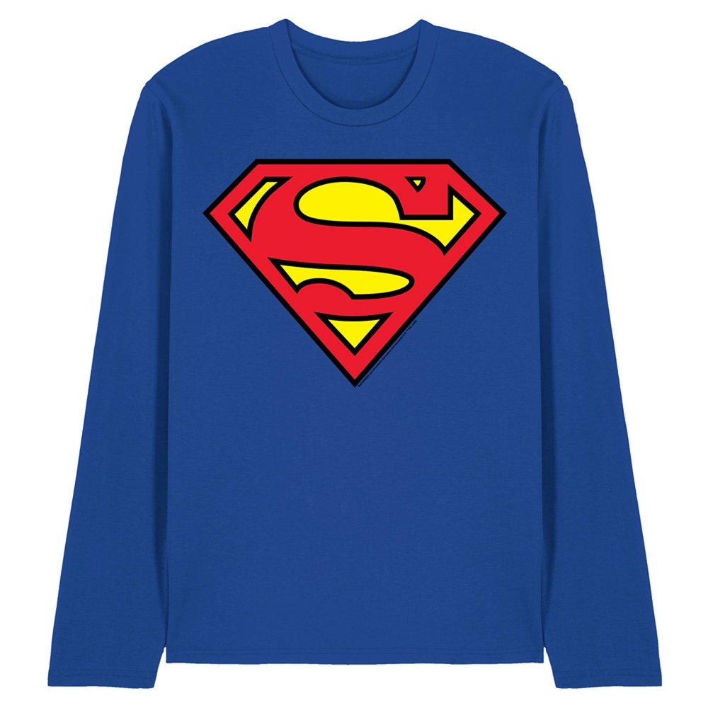 Royal - DC Comics - Superman Logo Long Sleeve T-Shirt Royal - 1