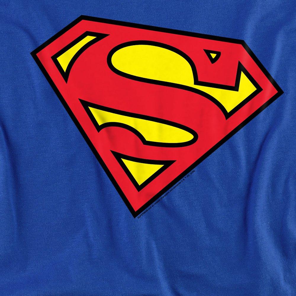 Royal - DC Comics - Superman Logo Long Sleeve T-Shirt Royal - 2