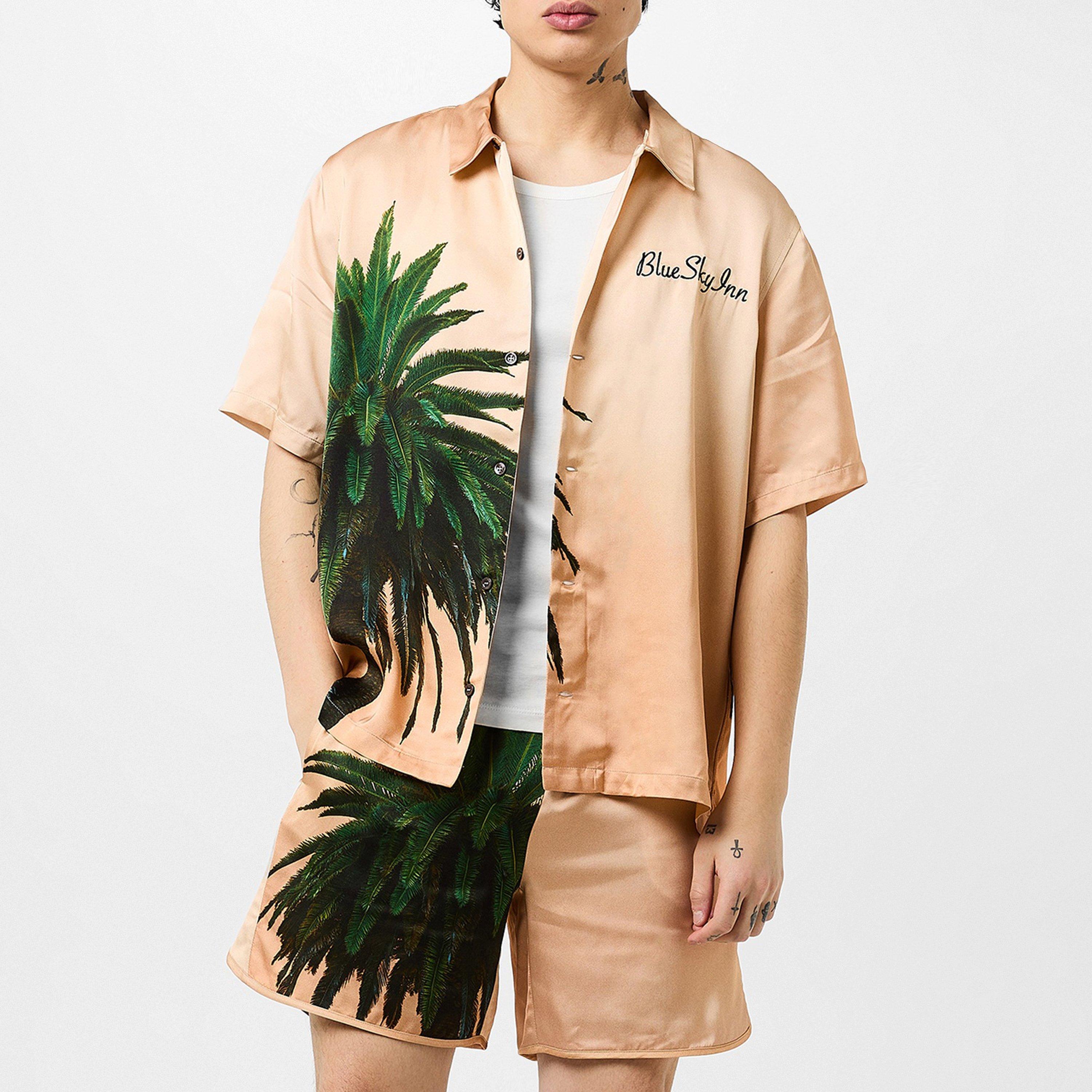 Multi - Blue Sky Inn - Royal Palm Short Sleeve Shirt - 3