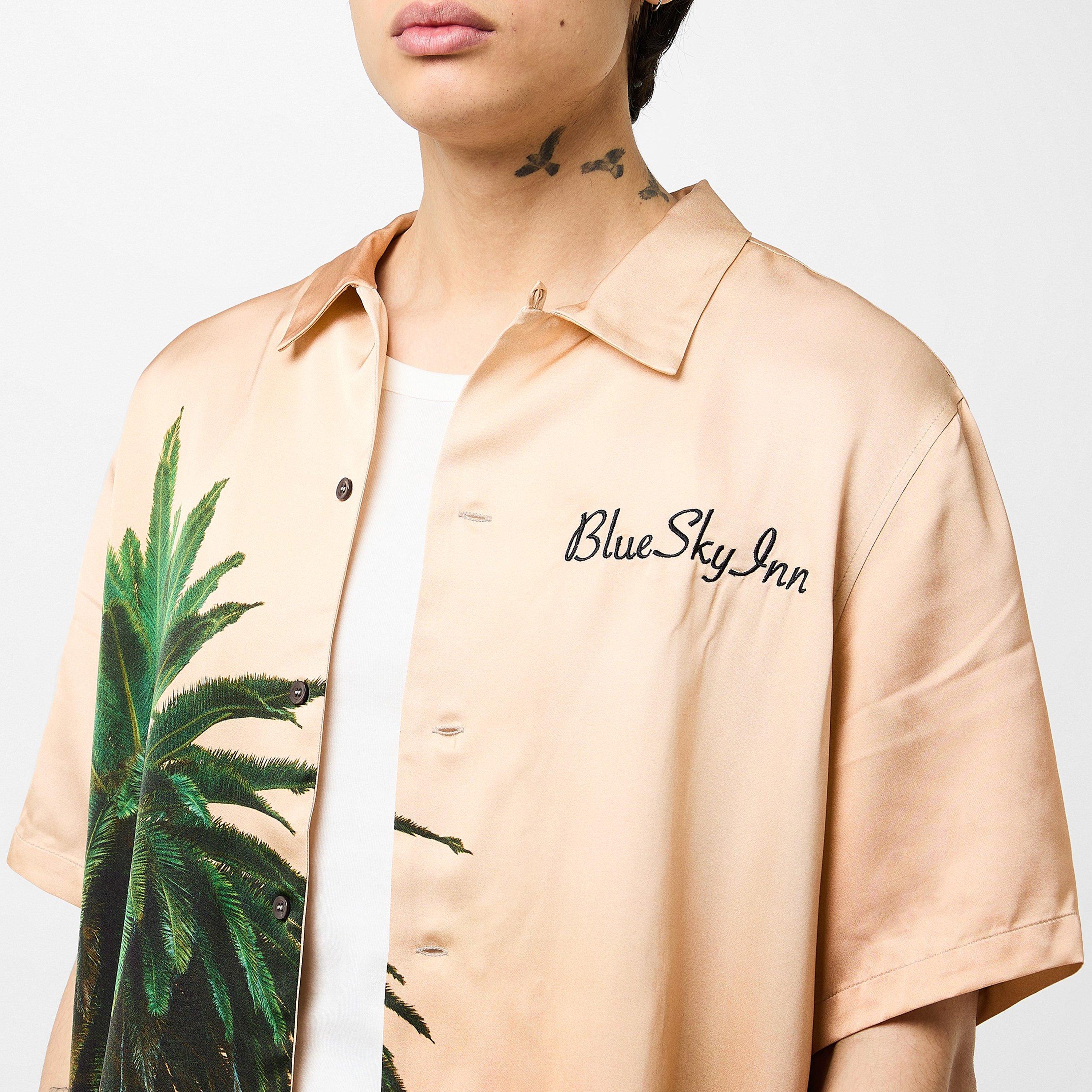 Multi - Blue Sky Inn - Royal Palm Short Sleeve Shirt - 5