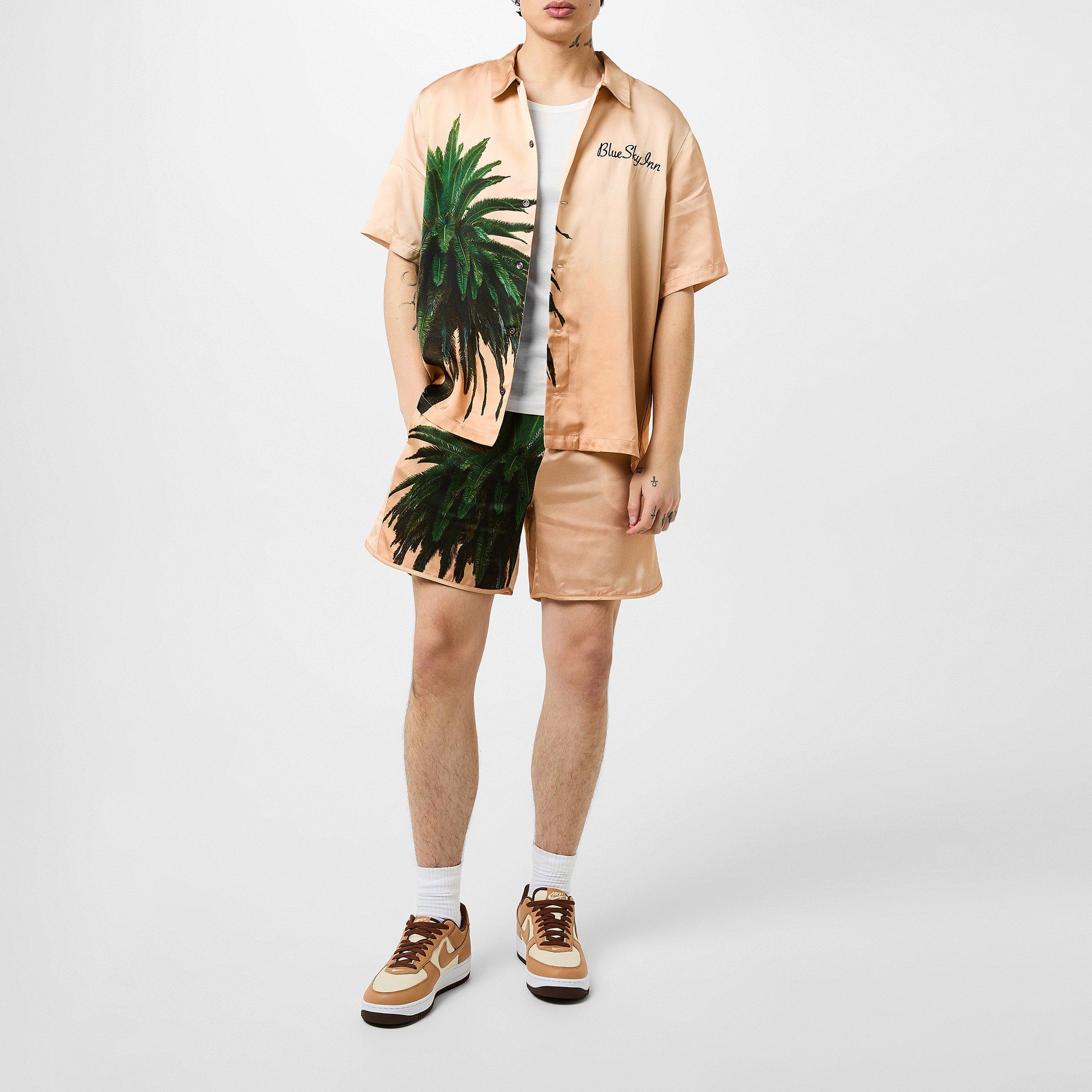 Multi - Blue Sky Inn - Royal Palm Short Sleeve Shirt - 6