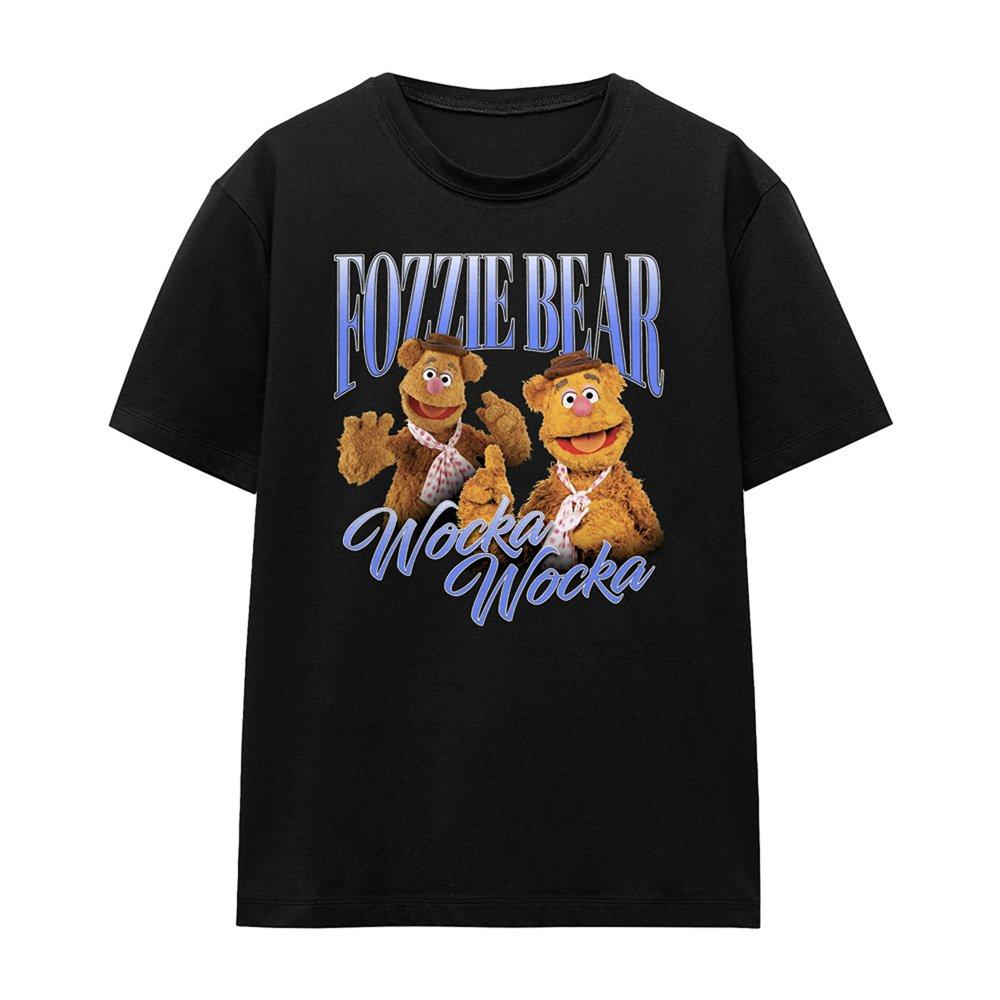 Black - Disney - Muppets Fozzie Bear Bootleg T-Shirt Black - 4