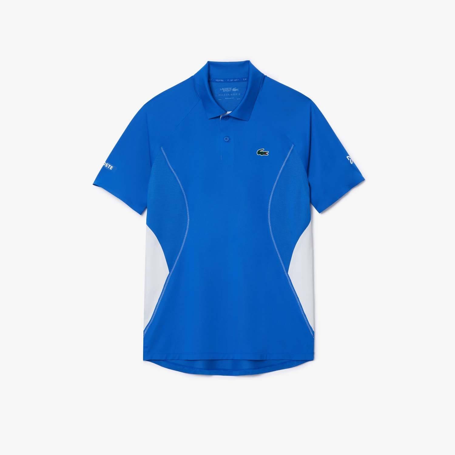 Blue - Lacoste - Tennis x Novak Djokovic Regular-Fit Polo Shirt - 1