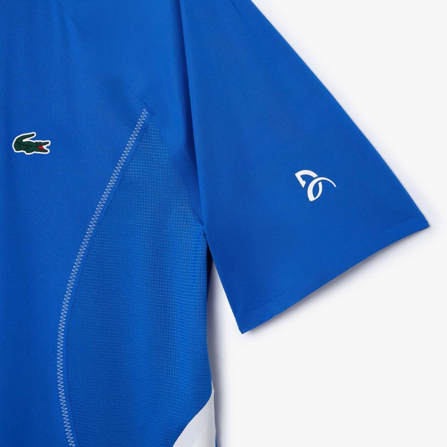 Blue - Lacoste - Tennis x Novak Djokovic Regular-Fit Polo Shirt - 3