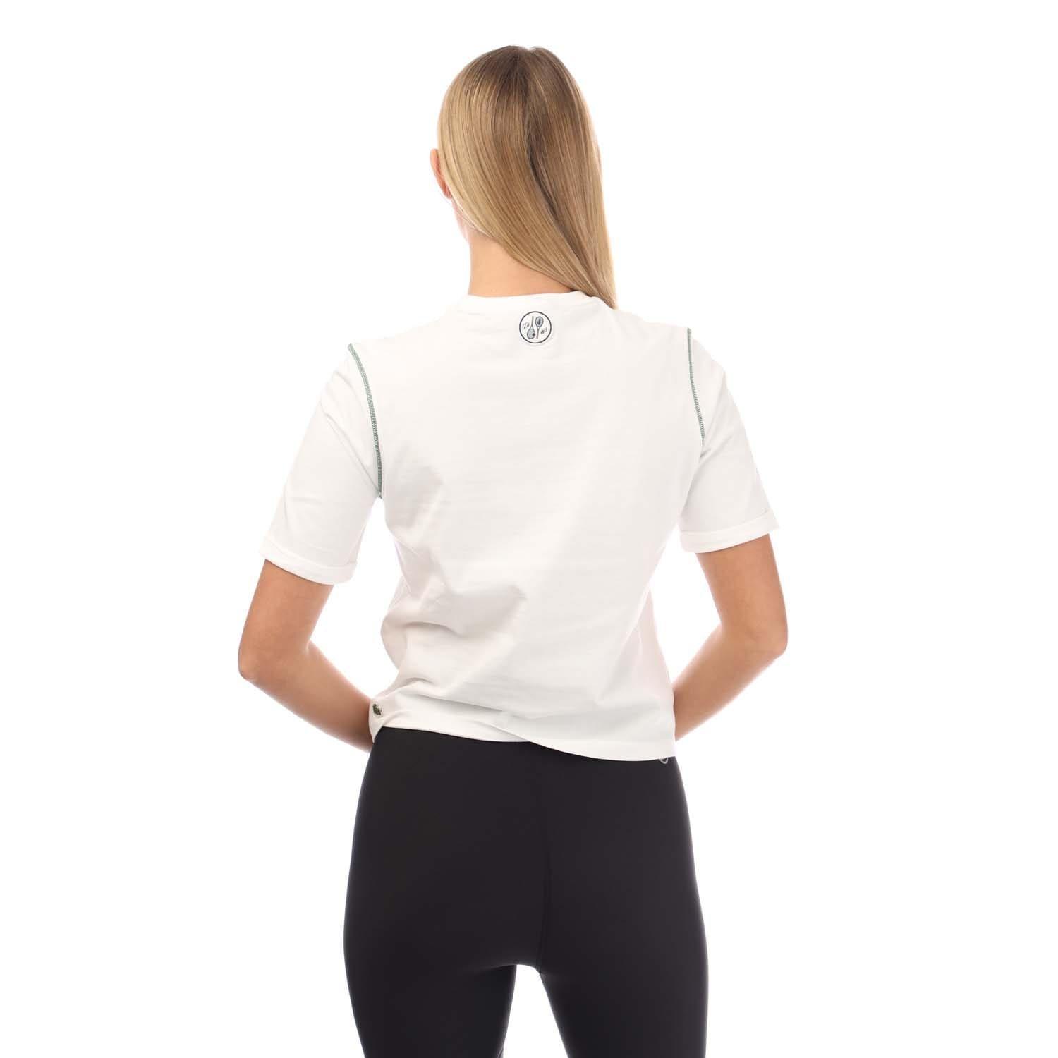 Cream - Lacoste - Roland-Garros Edition Relaxed-Fit Cotton T-Shirt - 2