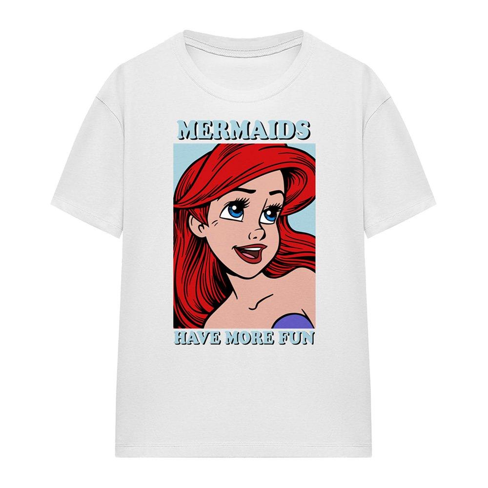 White - Disney - The Little Mermaid Fun T-Shirt - 4