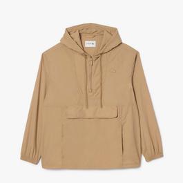 Lacoste Lightweight Water-Repellent Hooded Jacket
