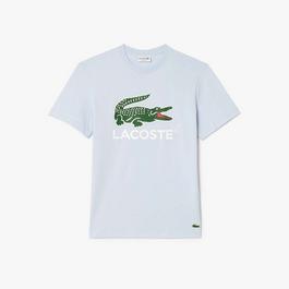 Lacoste Signature Print Cotton T-Shirt