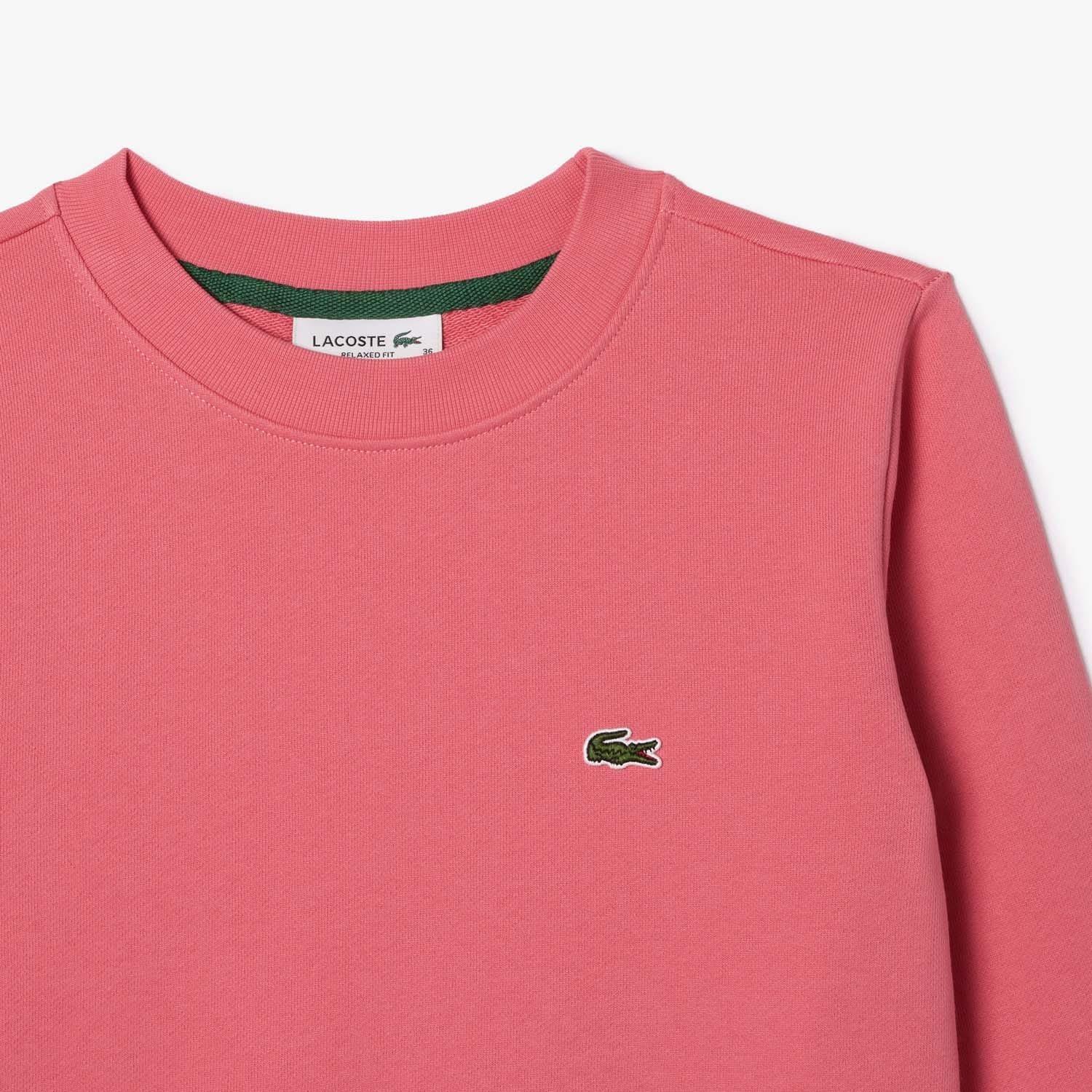 Pink - Lacoste - Relaxed-Fit Fleece Crewneck Sweatshirt - 2