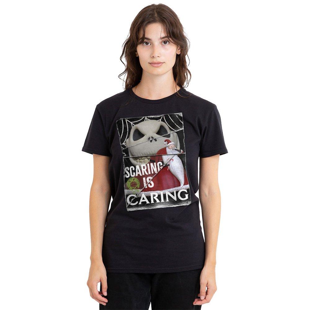 Black - Disney - The Nightmare Before Christmas Scaring is Caring T - 1