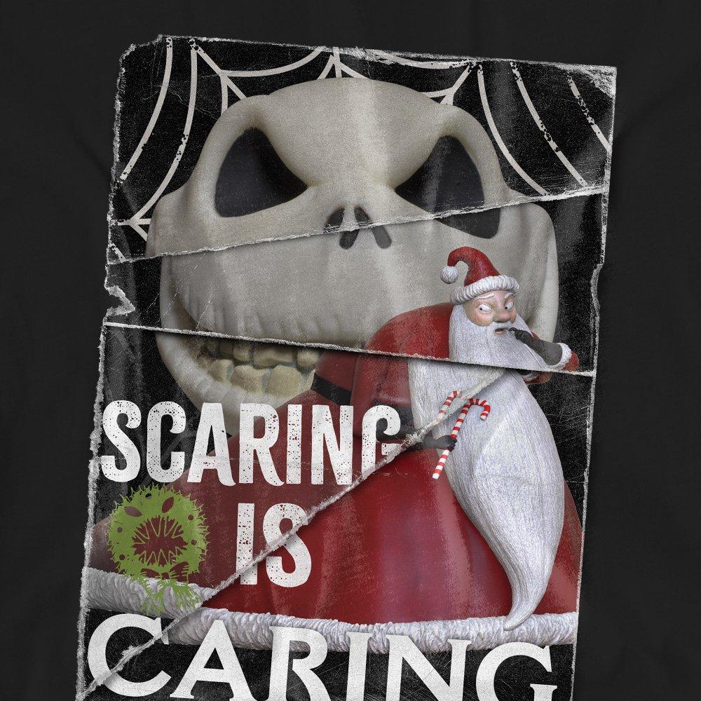 Black - Disney - The Nightmare Before Christmas Scaring is Caring T - 2