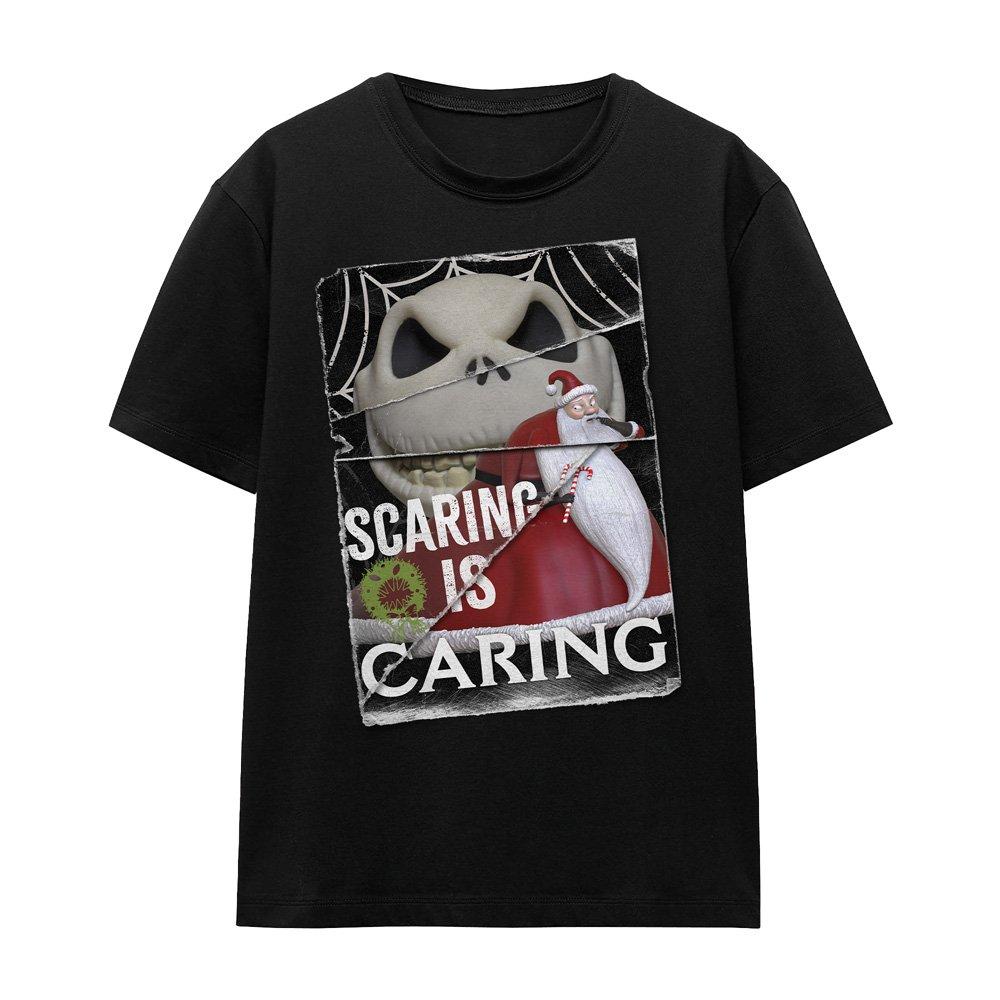 Black - Disney - The Nightmare Before Christmas Scaring is Caring T - 4