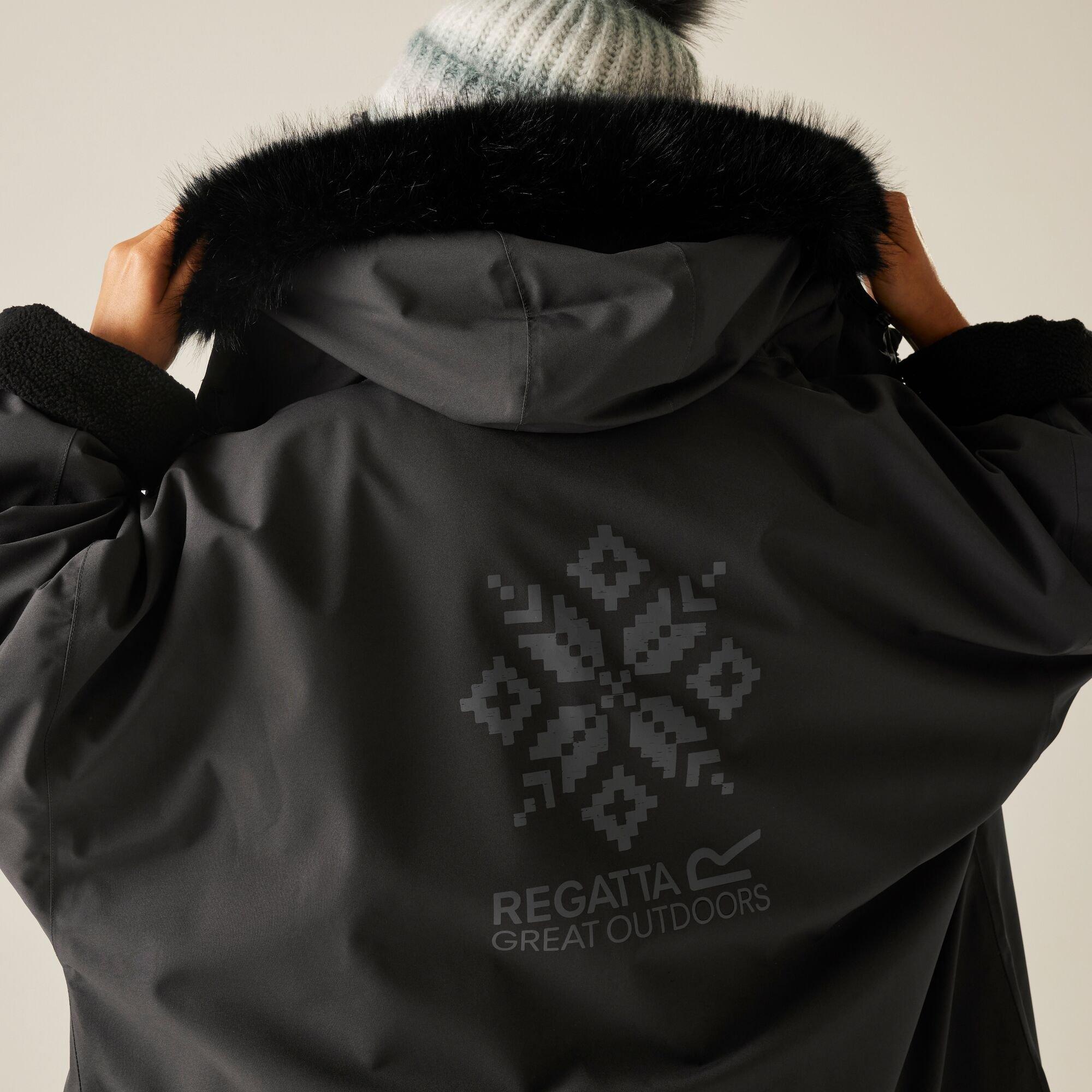 Ash - Regatta - Unisex Adults Waterproof Quick-Drying Fleece-Lined Changing Robe - 4