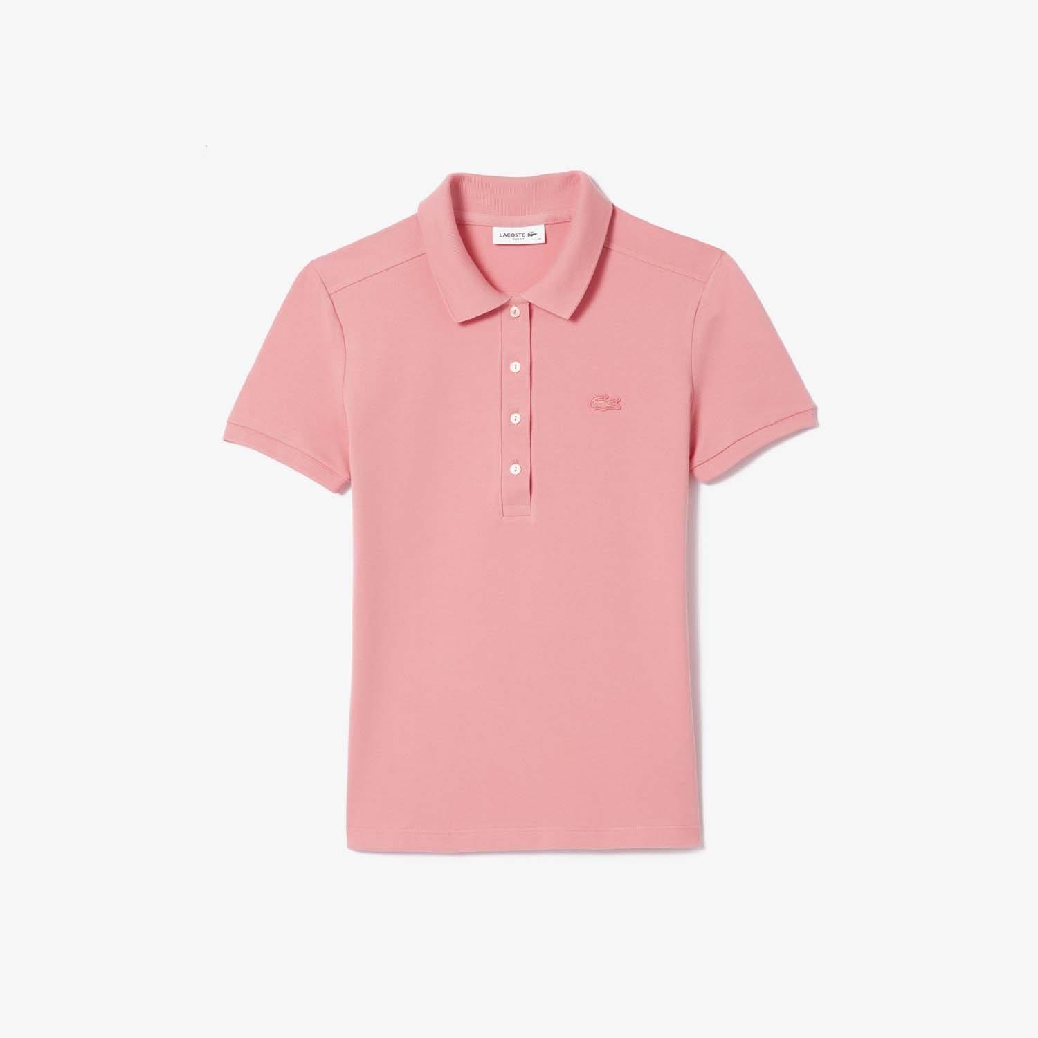 Pink - Lacoste - Slim-Fit Stretch Mini Piqu¿ Polo Shirt - 1