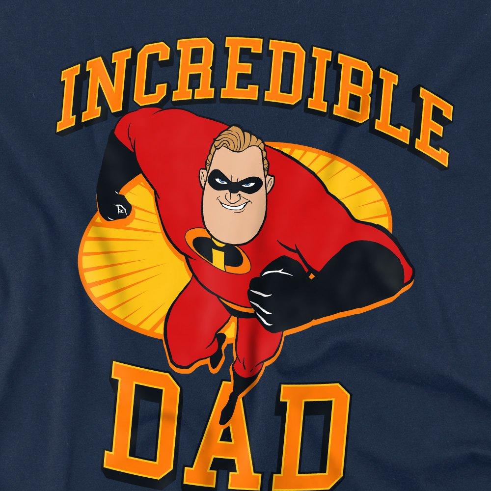 Navy - Disney - The Incredibles Incredible Dad Mens T-Shirt Navy - 2