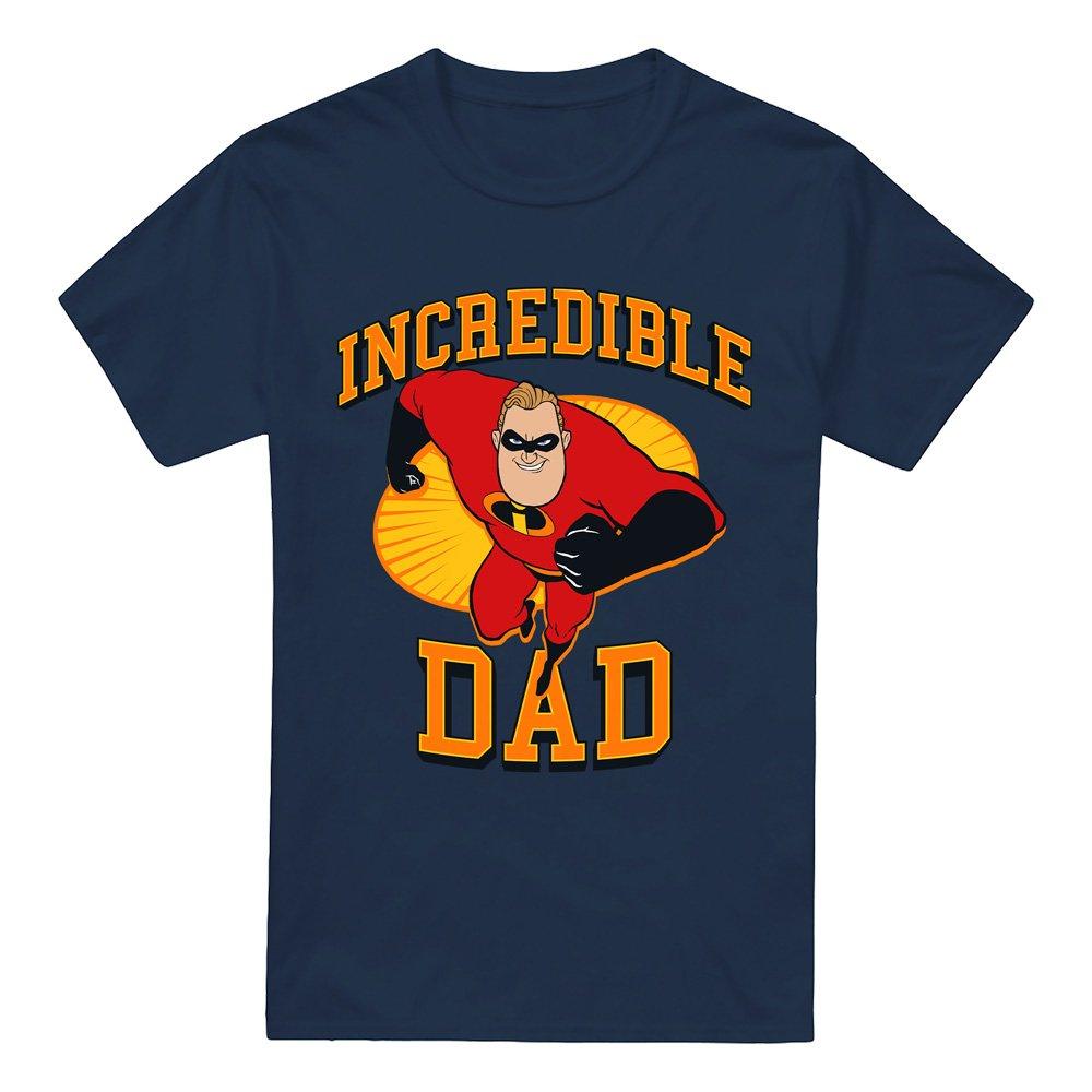 Navy - Disney - The Incredibles Incredible Dad Mens T-Shirt Navy - 4