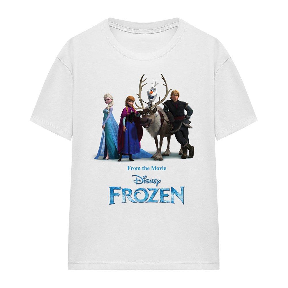 White - Disney - Frozen Characters T-Shirt - 4