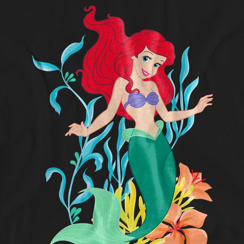 Black - Disney - The Little Mermaid Ariel Sea Kelp T-Shirt Black - 2