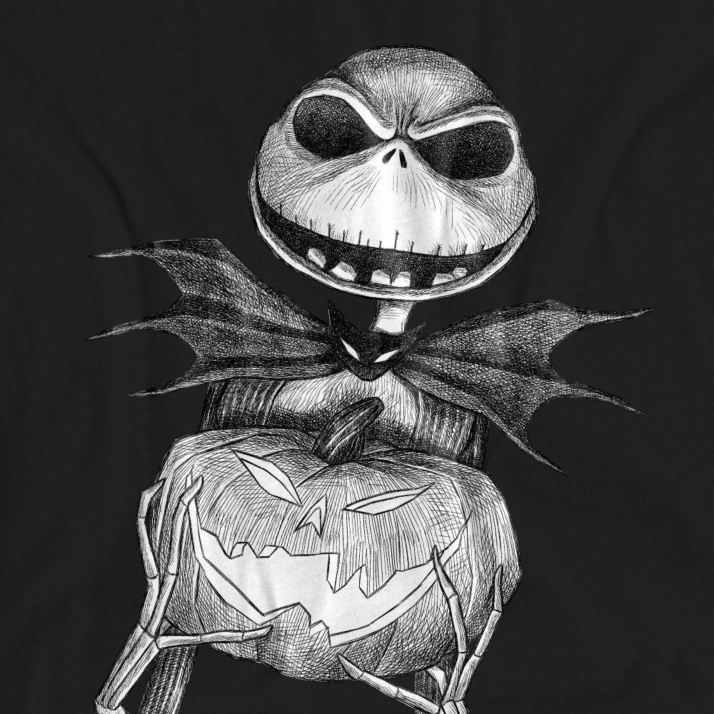 Black - Disney - The Nightmare Before Christmas Jack Pumpkin Sketch - 2