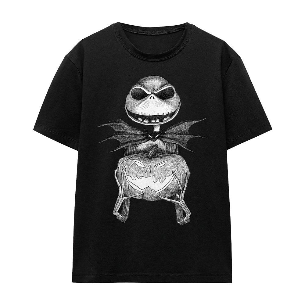 Black - Disney - The Nightmare Before Christmas Jack Pumpkin Sketch - 4