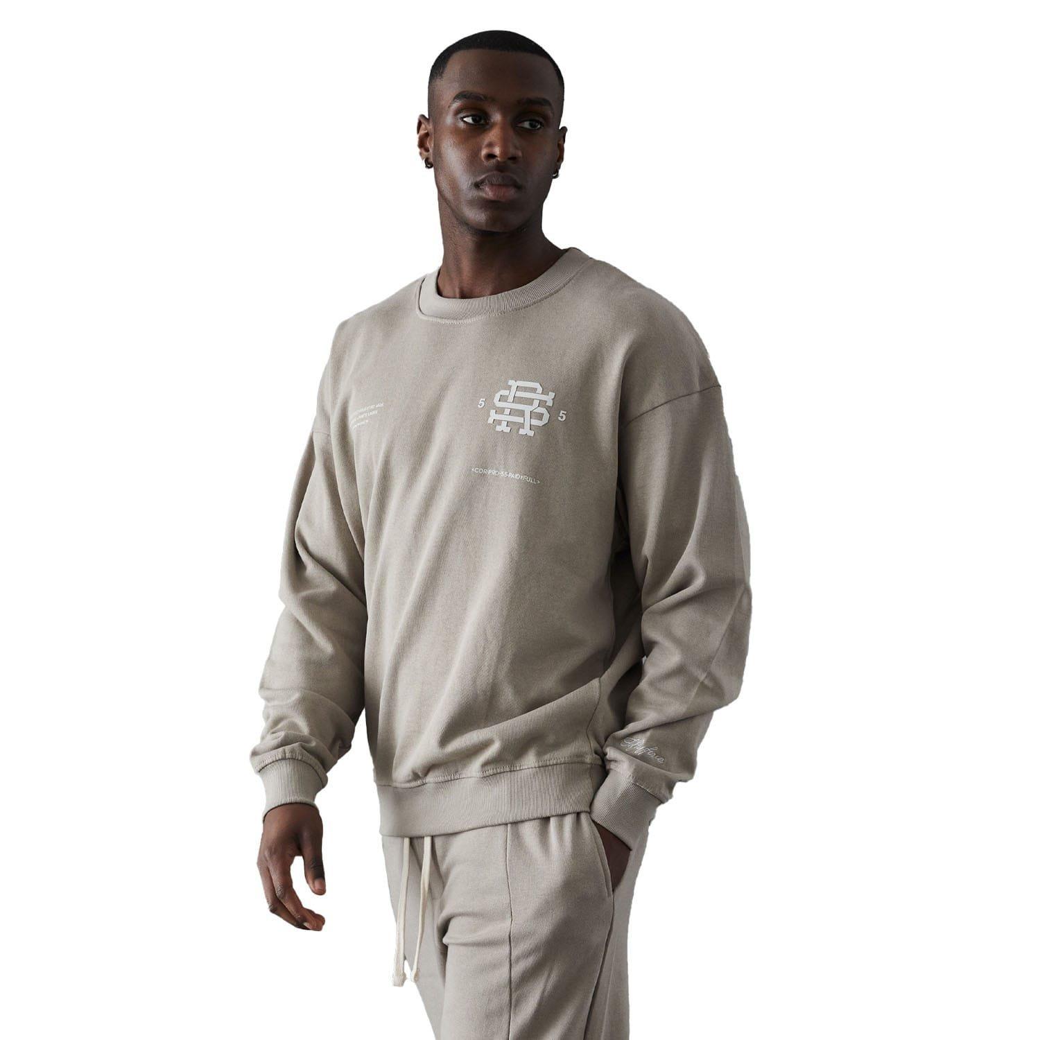 Stone - Series 55 - Vitels Logo Crewneck Sweatshirt - 2