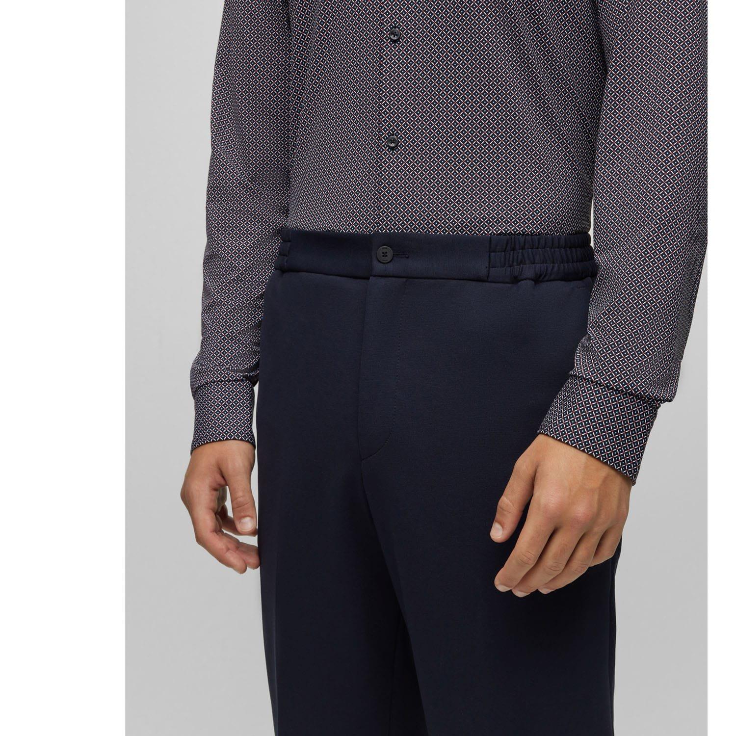 Dark Blue - Hugo - Gos233F1J Trousers - 3