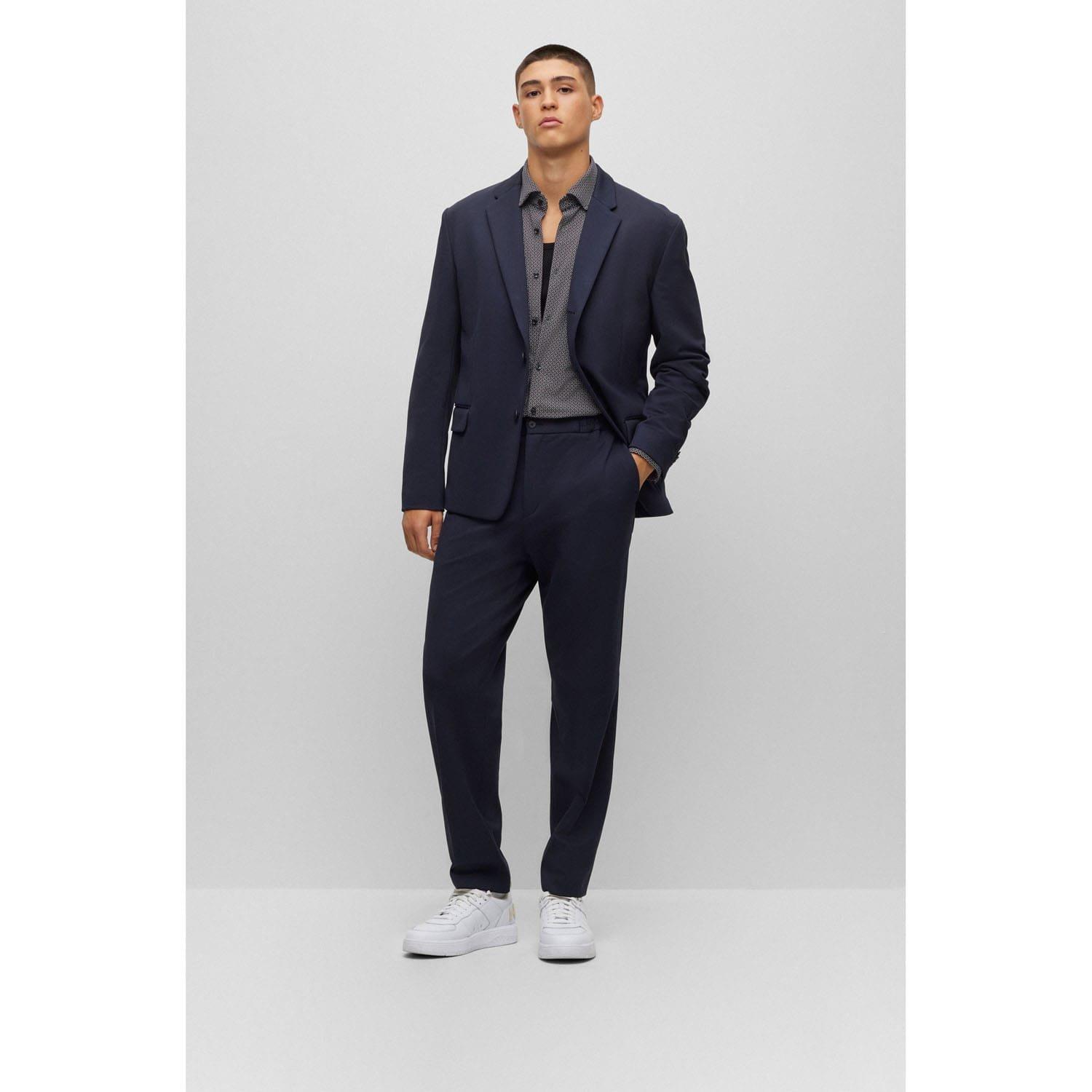 Dark Blue - Hugo - Gos233F1J Trousers - 4