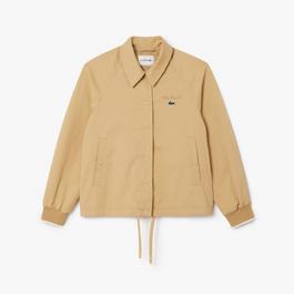 Lacoste Oversized Jacket With Chest Embroidery