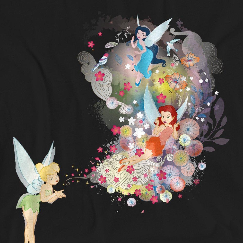 Black - Disney - Fairies Tinker Bell Rosetta Silvermist Floral Fu - 2