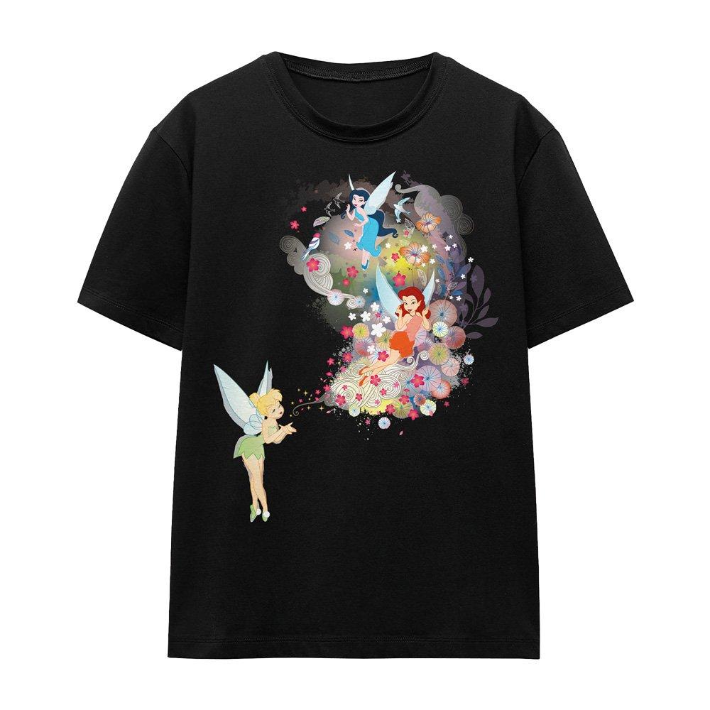 Black - Disney - Fairies Tinker Bell Rosetta Silvermist Floral Fu - 4