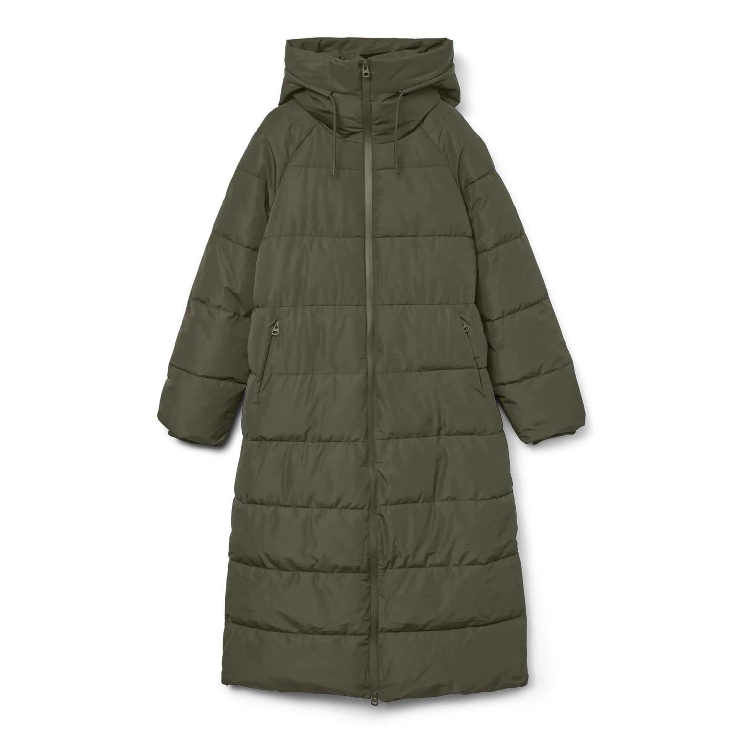 Green - Vero Moda - Elanor Laurie Long Padded Coat