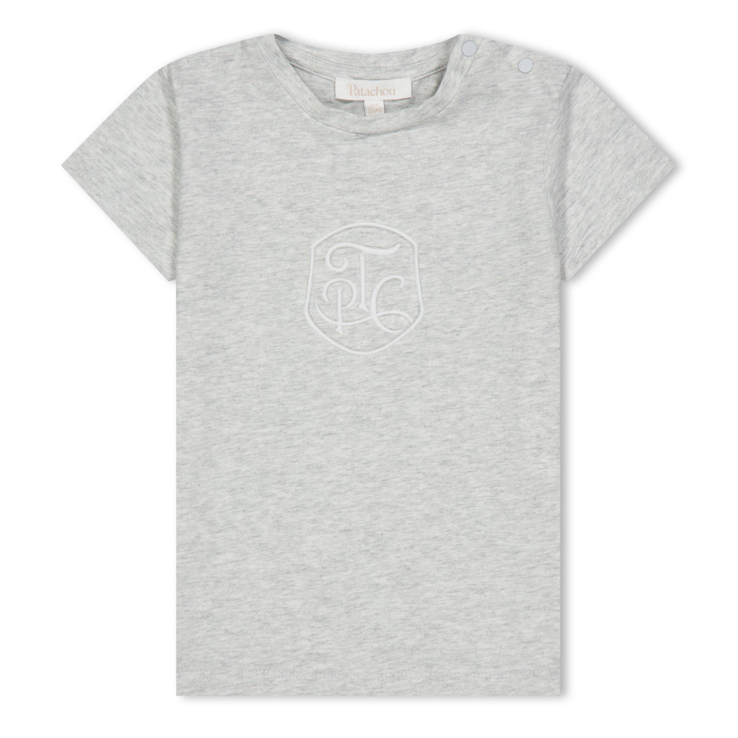 Grey 861 - Patachou - Unisex Kids' T-Shirt and Shorts Set - 2