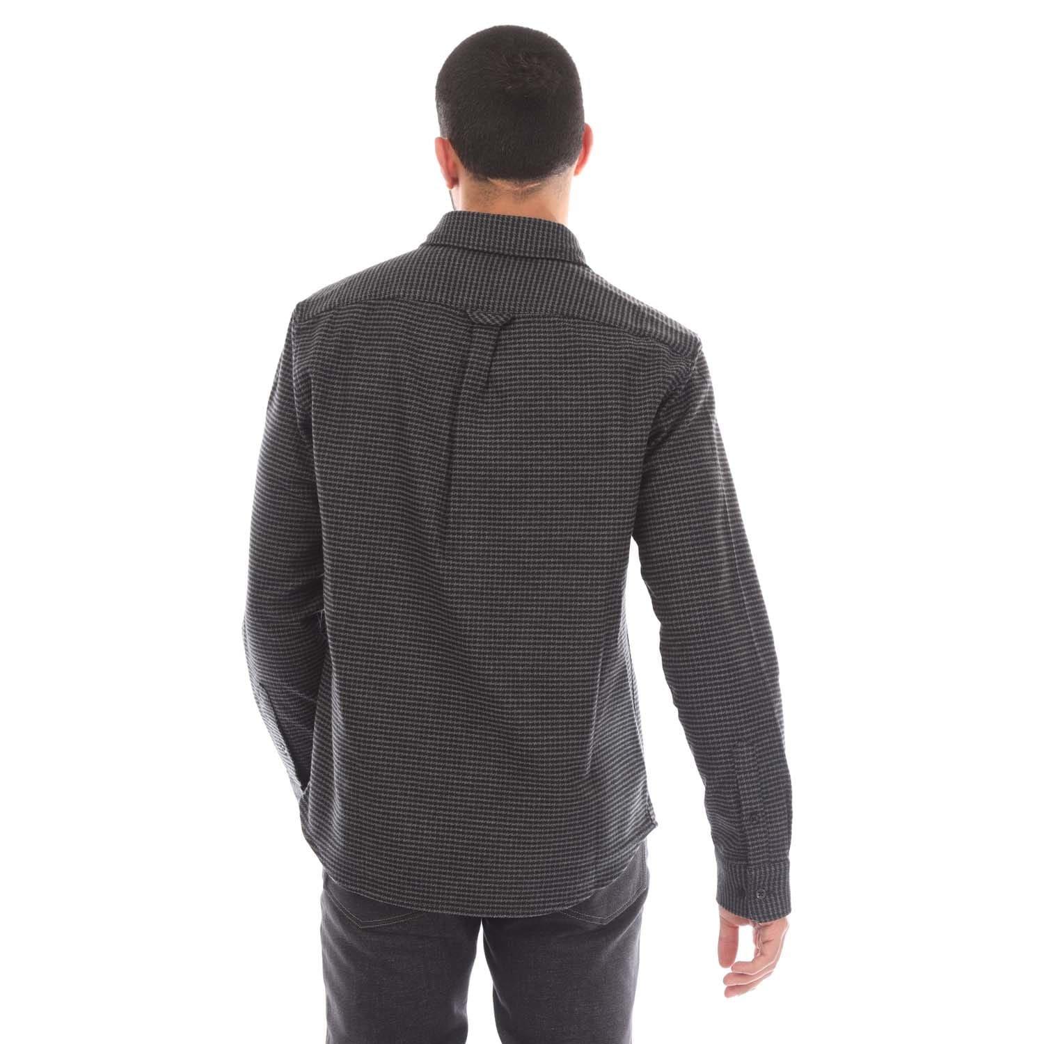 Black - Belstaff - Cotton Houndstooth Scale Shirt - 2