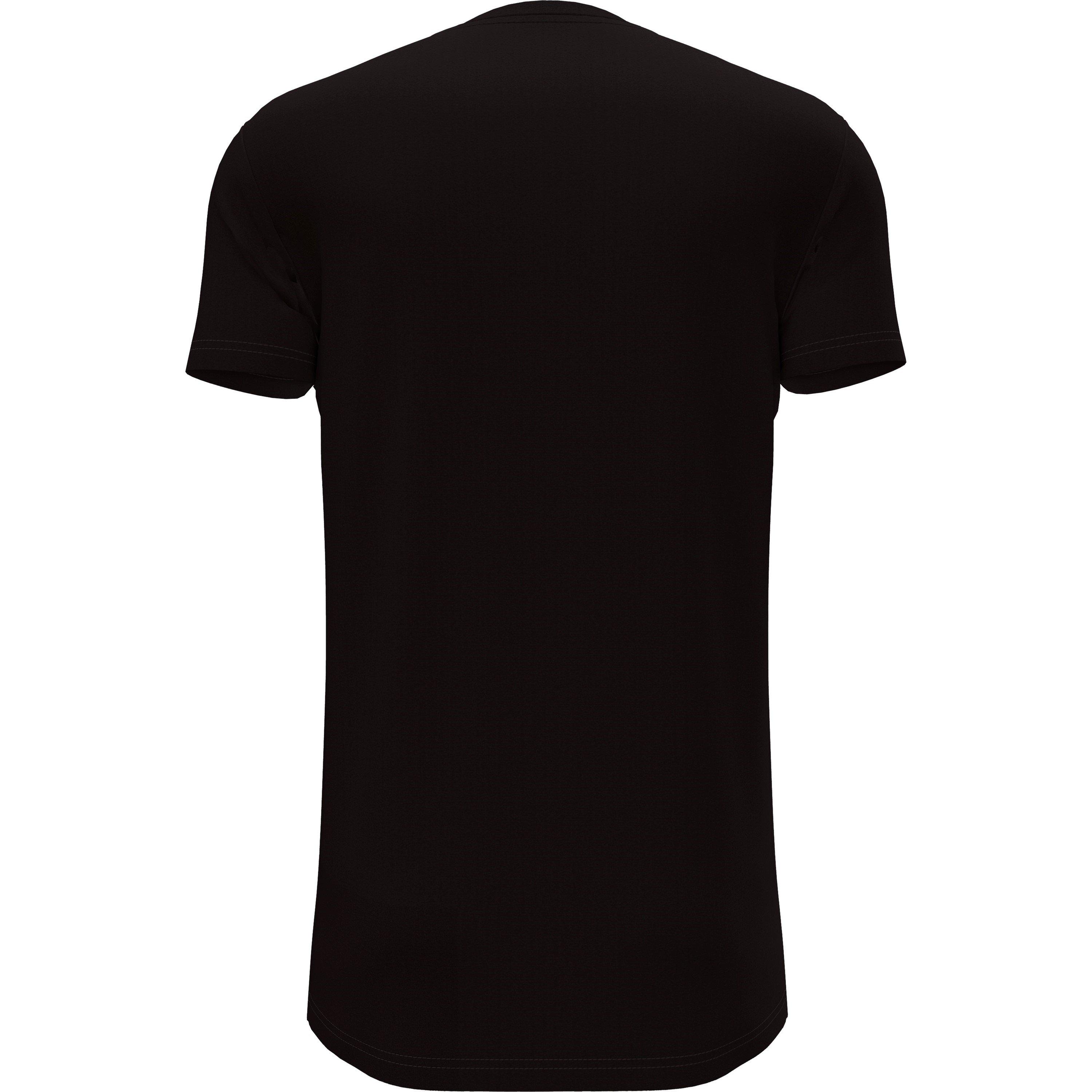 Black - SikSilk - Men's Short-Sleeve Muscle Fit T-Shirt - 2