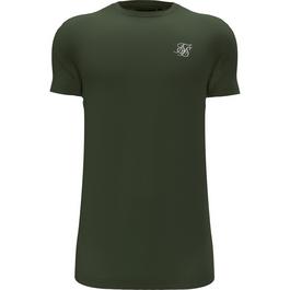 SikSilk COLLUSION t-shirt in green marl fabric co-ord